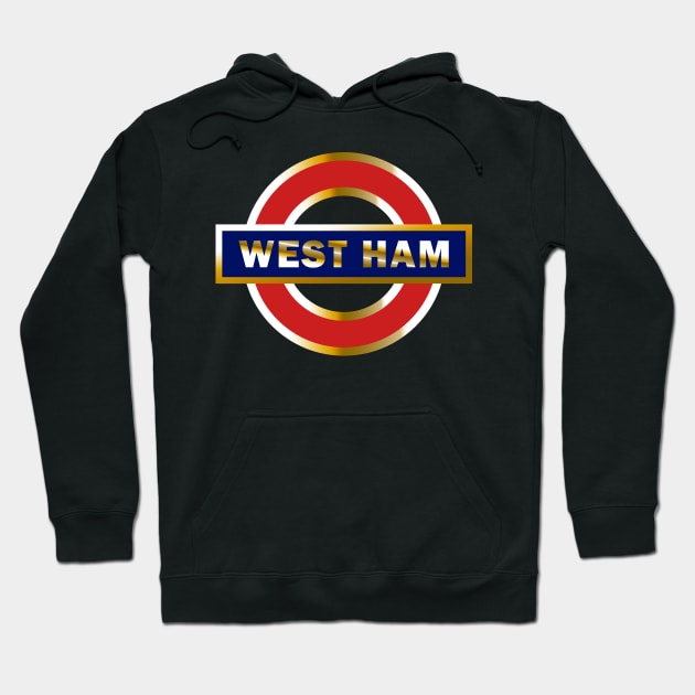 West ham london Hoodie by AdishPr